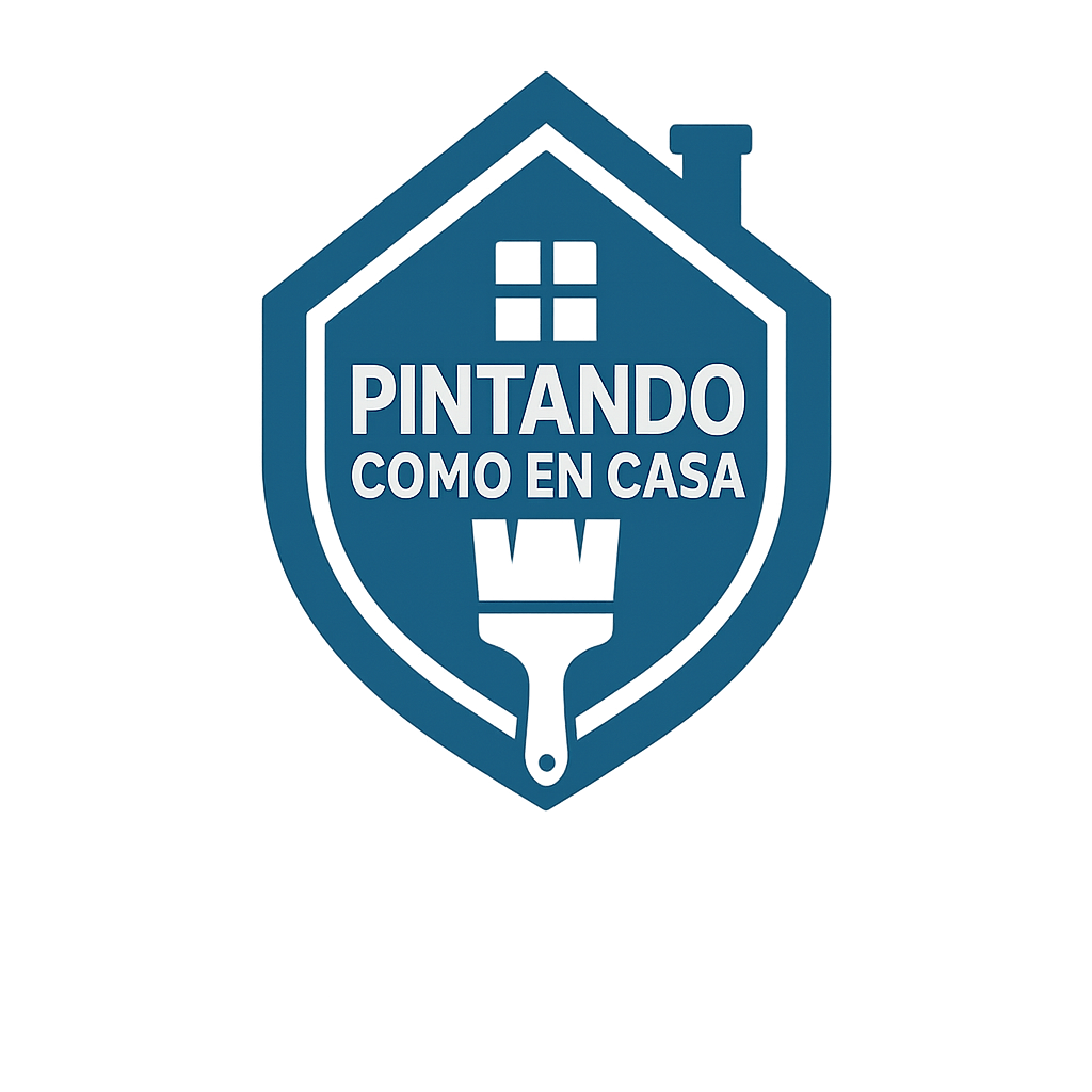 Logo Pintando Como En Casa